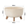 Prosperplast DGRL300LE Flower Pot with Feet - 17.5 x Diameter