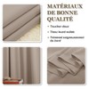 PONY DANCE Bathroom Curtains Window - Tie Up Shade Thermal