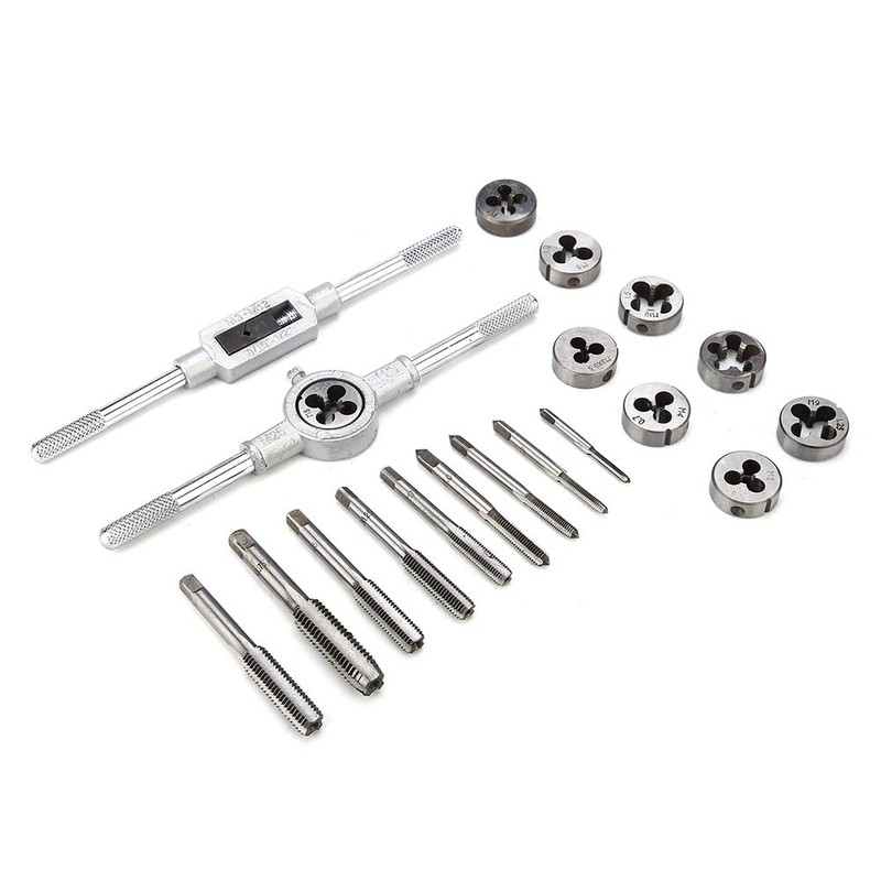 Steel Tap and Drill Set 20 Pieces Tap Die Set