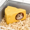 LIOOBO Hamster Hideaway Ceramic Cheese Mold Pet Bed Cooling Effect