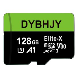 Tarjeta MicroSD 128GB DYBHJY Clase 10 U3 Alta Velocidad para Cámara y Celular