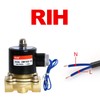 RIH 1/2" AC110V Solenoid Valve Brass 2/2 Way High Coil