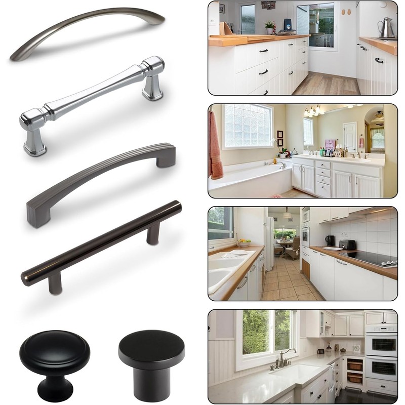 Cabinet Hardware Jig Punch Locator with Extended Ruler, Aluminum Alloy