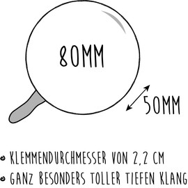 Mr. & Mrs. Panda XL Bicycle Bell Platypus Courage - Gift, Sound, Sea, World Travel, Office, Bicycle Bell, Sea Animals, Large