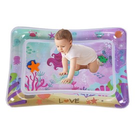 DOKRIN Interaktives Spielzeug für Katzen,Wassermatte Krabbeltraining Krabbelmatte Sitzkissen, Haustier Sommer Wassermatte 50 * 60CM