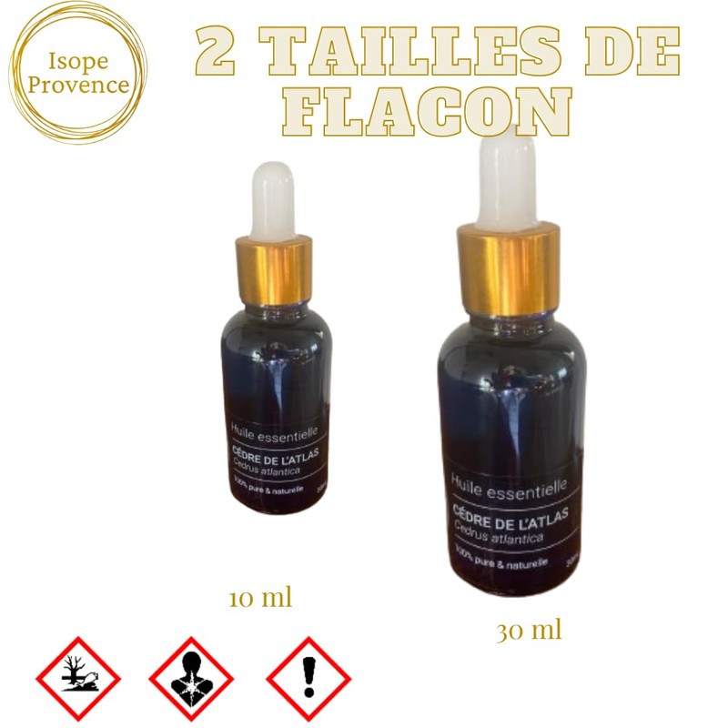Huile Essentielle de l'Atlas Cèdre de l'Atlas 10 ml, 100%