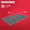 Gator Frameworks Lower Deck Flat Surface for Frameworks Utility Carts,