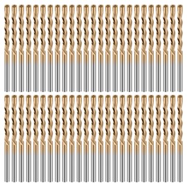 50 Pcs Drywall Bit 1/8 Inch Spiral Saw Tip Cutting Bits Drywall Multipurpose Guide Point Cutting Bits Drywall Router Bits Drywall Tools M2 High Speed Steel for Use with Spiral Saw