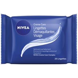 NIVEA 25 x Facial Cream Cleansing Wipes - 3 Packs