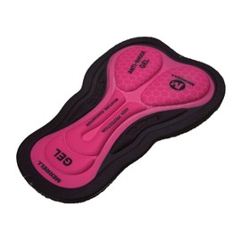 2852M - Fondello da ciclismo per donna, in gel, antibatterico, antiparassiti e antiurto, multidensità 3 livelli 120