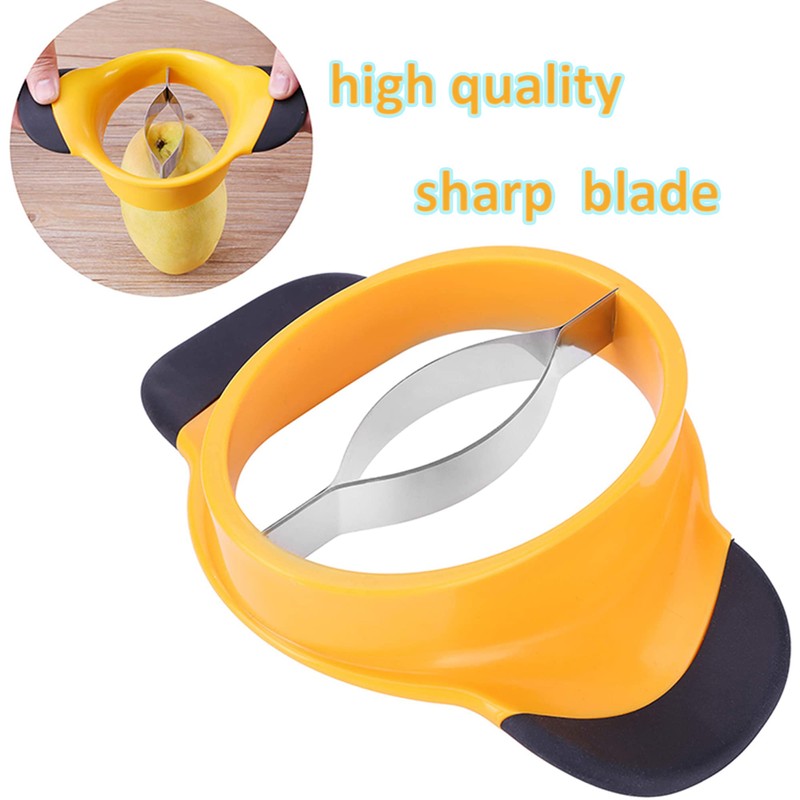 Mango Slicer/Peeler/Cutter/Splitter/Pitte with Stainless Steel Blade Fruit Large Mango Cutter