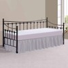 Daybed Skirt with Split Corners Twin Size Dust Ruffle Bedskirt-Bed