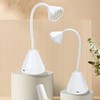 27W Gooseneck Nail Lamp with 9pcs Lamp Chips Flexible Gooseneck