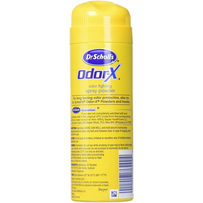 Dr. Scholls Odor X With Sweatmax Spray Powder 4.7 Ounce