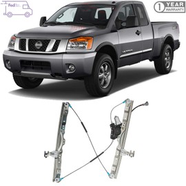 Autoelements Power Window Regulator with Motor Front Left Driver Side for 2004-2015 Nissan Titan & Armada / 2004-2010 Infiniti Qx56 Direct Replacement 80721ZT00A 807319FJ0A