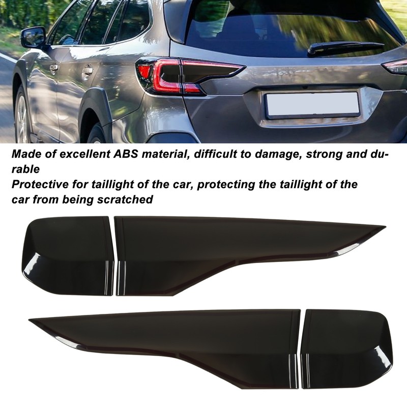 4Pcs Car Tail Light Cover Trim Protective Decorative Tail Lamp