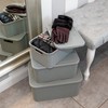 BranQ - Home essential Set of 3 Plastic Rattan Baskets