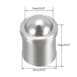 20Pcs Ball Plunger, Ball Catch Latch Catcher, Ball Point Spring Plunger (φ 6x7)