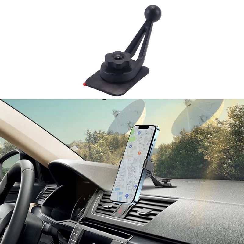 Ticha Supporto a sfera per auto, base multifunzionale girevole a