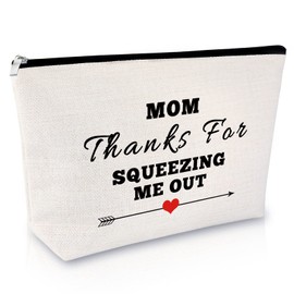 Funny Mum Gift from Son Daughter Makeup Bag Mothers Day Gift for Mum Mummy Mother Birthday Gift for Mum Cosmetic Bag Thank You Gift for Mum Christmas Thanksgiving Gift Travel Cosmetic Pouch