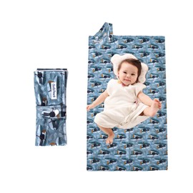 Baby Diaper Changing Pad Wipeable Portable Changing Pad, Foldable Travel Changing Mat for Baby, Newborns Toddlers Shower Gifts 2Pack（Cactus, 16"x27.6")