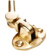 Merriway BH02549 Solid Brass Silent Cabin Door Hook and Eye