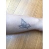 GZX059 060 Temporary Butterfly Tattoo Lotus Flowers Tattoo Semi-Permanent Tattoo