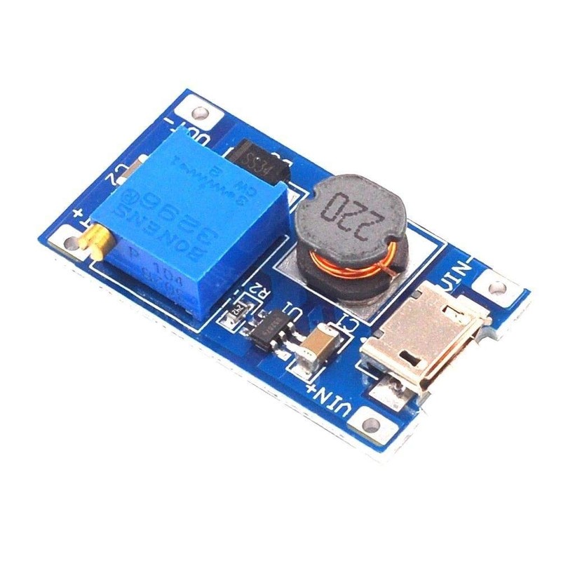 TECNOULAB 5pcs 2A Booster DC-DC Step Up 2/24V to 5/12/28V