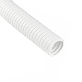 MOCNT Corrugated Pipe Car Cable Protection Tube Car PP Cable Tube Flexible Empty Tube Insulation Tube Cable Protection Pipe Corrugated Hose Cable Management White Exterior 10 mm Length 3 m