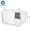 iDesign Large Wallspace Open-Front Bin and Bracket - Wall-Mounted Storage