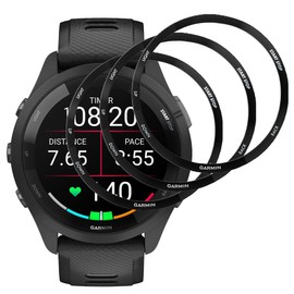 3 Pack for Garmin Forerunner 265 Screen Protector, 3D Full Coverage, Ultra Clear Protective Film, Bubble-Free, Touch Sensitive, Anti-Scratch