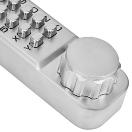 Yctze Digits Mini Mechanical Code Lock for Door Security, Doublesided Keyless Entry with Deadbolt, Digital Keypad for External Gate, Back to Back Push Button Secure