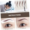 Mikinona Eyebrows in a Snap 18pcs Eyebrow Tool Realistic Hair