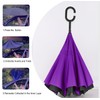 SIEPASA Spar. Saa Double Layer Inverted Umbrella with C-Shaped Handle,