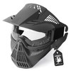 SHENKEL Full Face Shooting Mask Goggles (BK Black) Face Guard