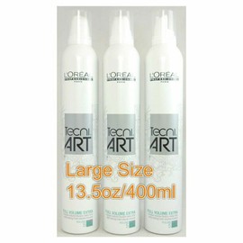 L'Oréal BUY 2 - GET 1 FREE - L'oreal Tecni Art EXTRA Strong Hold Volume Mousse 13.5oz