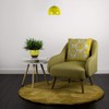 MiniSun | Mini Retro Gloss Yellow Arco Style Dome Ceiling