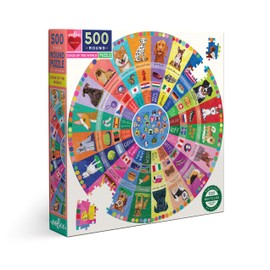 Eeboo, Dogs of The World Puzzle 500 Pieces