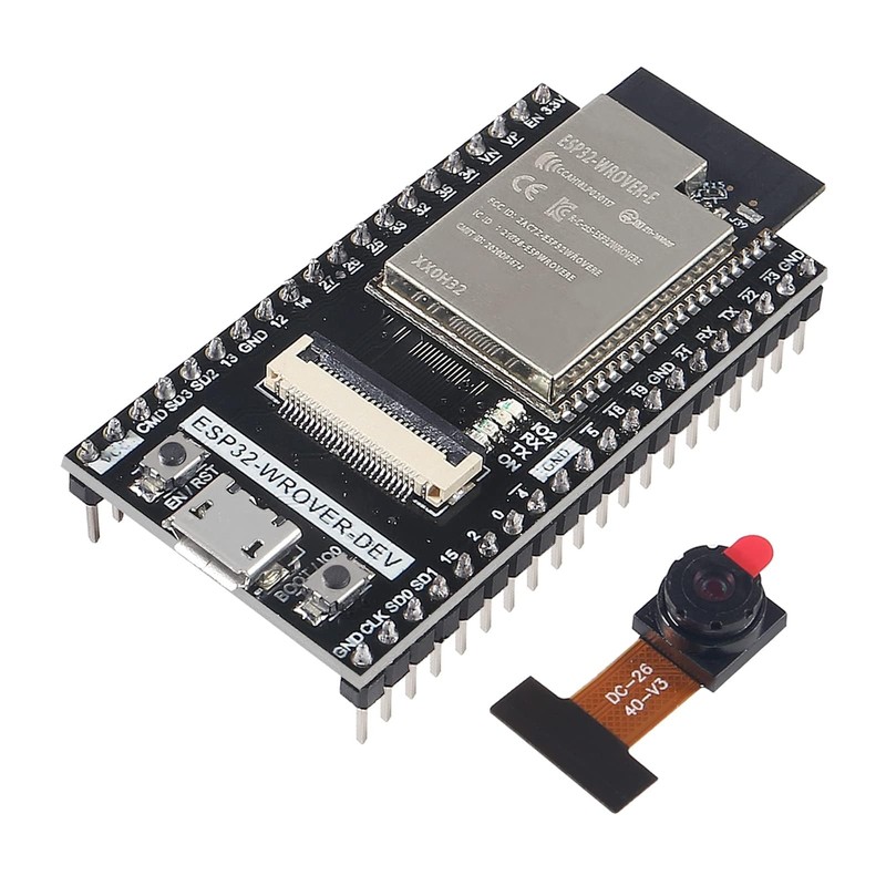 ESP32-WROVER-E/IE Module, 2.4GHz Wi-Fi + BT + BLE Integrated ESP32-D0WD-V3