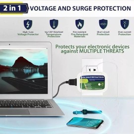 Refrigmatic Computermatic 2 in 1 Electronic Voltage & Surge Protector PK2