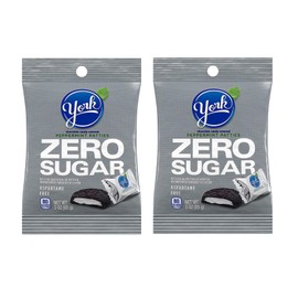 York Peppermint Patties Dark Chocolate Zero Sugar - 3 oz Bags - Pack of 2 - Great for stocking stuffers and around the holidays - Enjoy anytime anywhere - Perfect for Stocking Stuffers