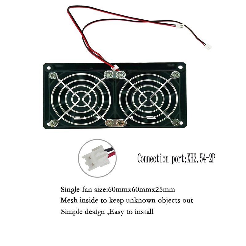Ronyaoko RV Air Vent Fan, RV Interior Side Extractor Fan,
