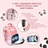 Abee diaper backpack children waterproof travel with changing mat and