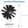 8-Foot Dryer Vent Cleaning Brush Kit with 6 Quick-Snap Extension