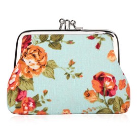 iSuperb Mini Wallet Coin Purse Mini Purse Coin Purse 12 x 9 cm, blue