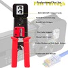 LEATBUY RJ45 Crimp Tool Set Cat5 Cat5e Crimper Cat6 Crimping