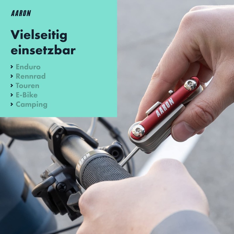 AARON Tool 20 in 1 Multitool - Bicycle Multifunctional Tool