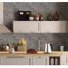 10-Pack Peel and Stick Tile Backsplash 11.3"X11.5" PVC Wall Tiles,