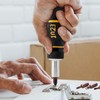 FyMosem 9-in-1 Ratchet Multi Screwdriver, Stubby Ratcheting Screwdriver Mini Multi-Bit