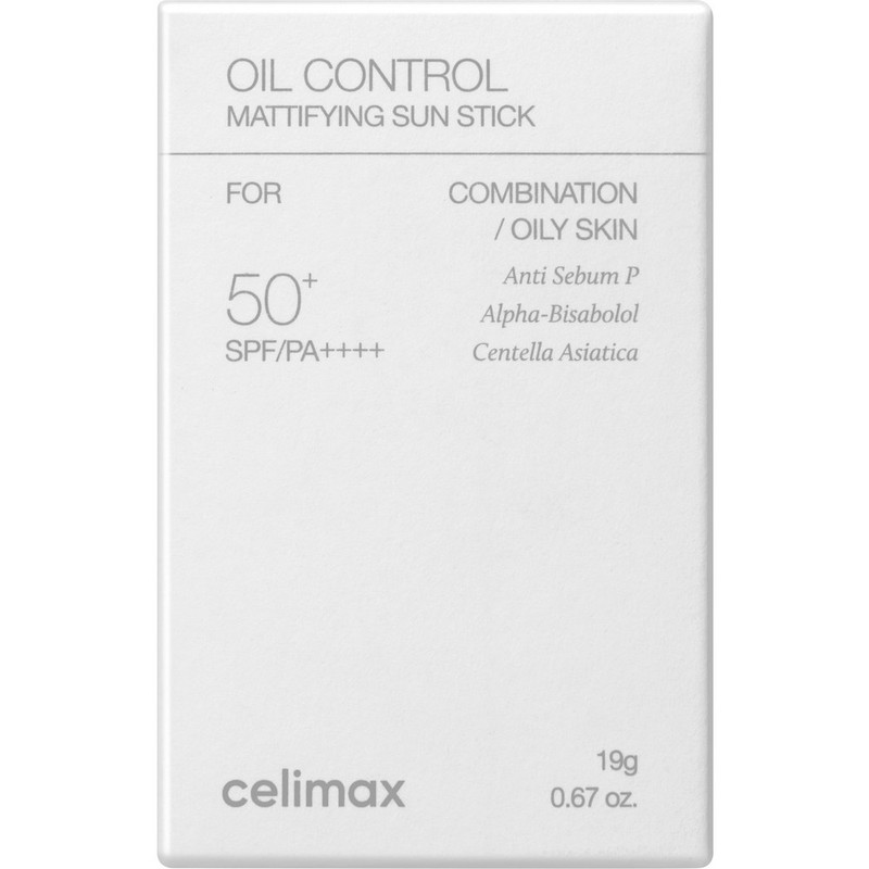 Partner_Reference Celimax Oil Control Mattifying Sun Stick SPF50+ PA++++ 19g